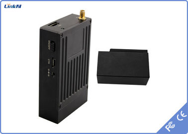 Chiffrage de la haute sécurité AES256 du retard H.264 de Hidden Video Transmitter COFDM de détective de Poiice bas à piles