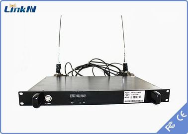 Réception en diversité d'antenne retard 1-RU monté sur véhicule visuel du récepteur HDMI IDS CVBS de COFDM double du bas