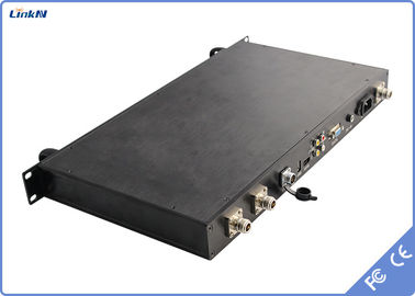 Basse latence de support 1U du bâti COFDM de largeur de bande visuelle rocailleuse du récepteur HDMI IDS CVBS DC-12V 2-8MHz