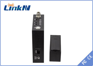 Émetteur visuel COFDM HDMI de Manpack de long terme et chiffrage élevé de sécurité AES256 de CVBS à piles