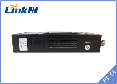 Émetteur visuel COFDM QPSK HDMI de police et bas chiffrage de retard AES256 de CVBS H.264 avec la batterie