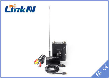 Émetteur visuel sans fil tactique COFDM HDMI de Manpack Aduio et interphone bi-directionnel de chiffrage de CVBS AES256