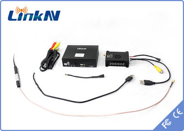 mini latence visuelle de la modulation H.264 AES256 de l'émetteur HDMI CVBS COFDM d'UAV de 20km basse
