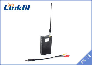 Chiffrage de la haute sécurité AES256 du retard H.264 de Mini Video Transmitter COFDM de police bas à piles