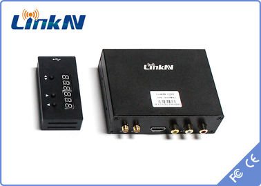 lien visuel HDMI de bourdon de 10km et latence de chiffrage de CVBS COFDM H.264 AES256 basse