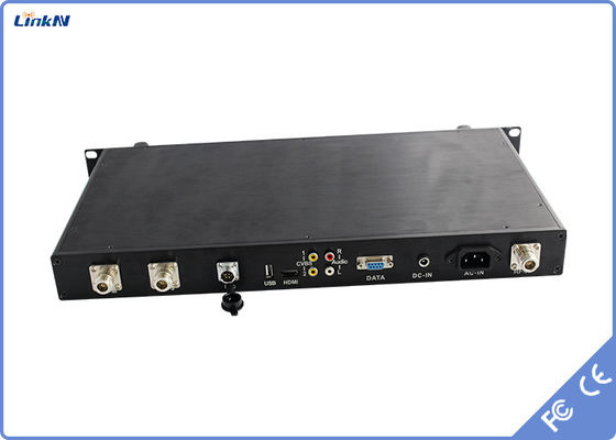 Récepteur visuel rocailleux HDMI IDS CVBS COFDM AES256 300-2700MHz du Véhicule-bâti FHD