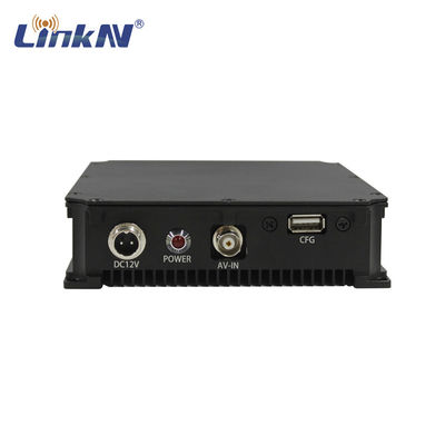 Retard 300-2700MHz NTSC PAL Video Transmitter COFDM QPSK AES de chiffrage analogue sans fil d'UGV bas