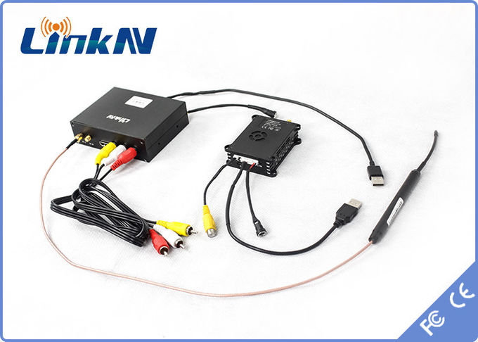 12V émetteur visuel sans fil de long terme de C.C COFDM pour le bourdon d'UAV