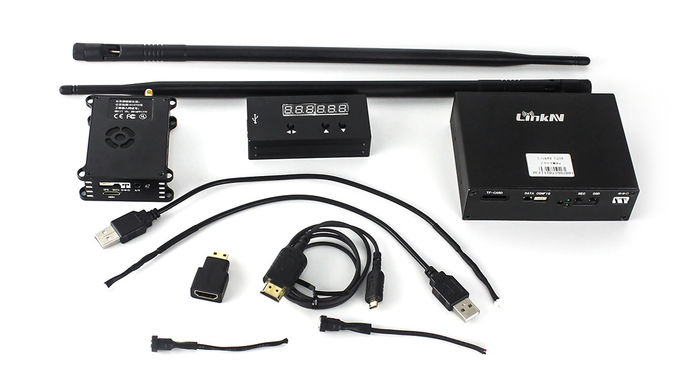 La vidéo sans fil d'écart-type/HD de l'émetteur HDMI CVBS de caméra de long terme d'UAV lie