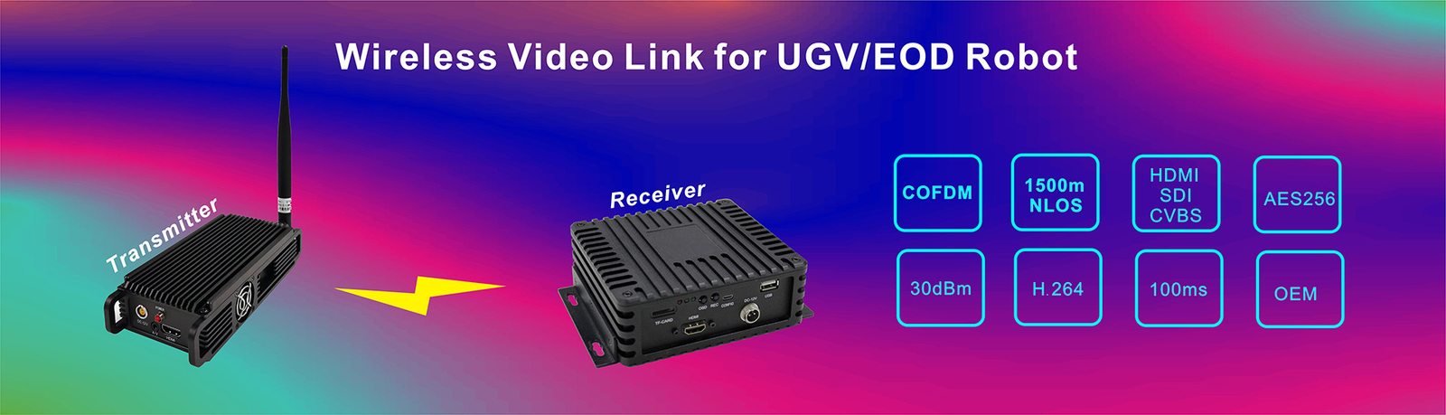 qualité Transmetteur vidéo sans fil Usine