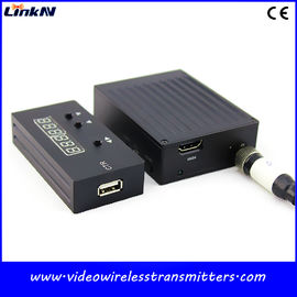 mini COFDM émetteur visuel de 1km pour latence de chiffrage secret de l'enquête AES256 de police la basse