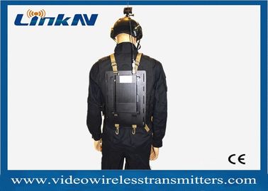 Long terme COFDM QPSK HDMI d'émetteur visuel tactique Corps-usé et chiffrage de CVBS AES256 à piles