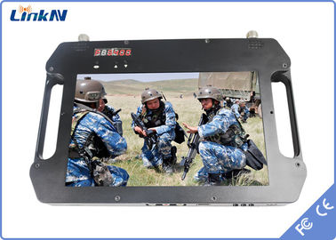 Chiffrage visuel H.264 du récepteur COFDM QPSK AES256 de police militaire avec l'affichage à piles