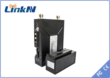 LKAV1605 COFDM Vidéo émetteur QPSK HDMI &amp; CVBS H.264 bas délai AES256 chiffrement avec batterie