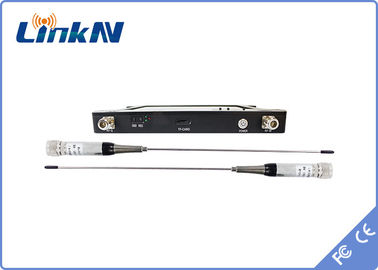 Réception en diversité élevée visuelle portative de Double-antenne de sensibilité du récepteur COFDM avec l'affichage et la batterie