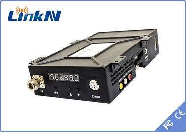 LKAVE1508 Manpack Vidéo émetteur COFDM HDMI &amp; CVBS haute sécurité AES256 chiffrement basse latence batterie alimentée