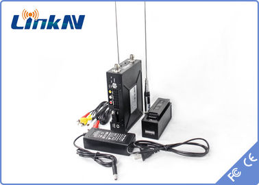 Long terme COFDM QPSK HDMI d'émetteur visuel tactique Corps-usé et chiffrage de CVBS AES256 à piles