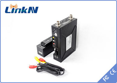 Émetteur visuel sans fil tactique COFDM HDMI de Manpack Aduio et interphone bi-directionnel de chiffrage de CVBS AES256