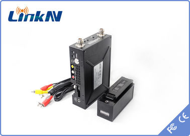 LKAV1506 Manpack tactique militaire Transmetteur COFDM HDMI et CVBS Interphone bidirectionnel AES256 chiffrement 2W Puissance de sortie