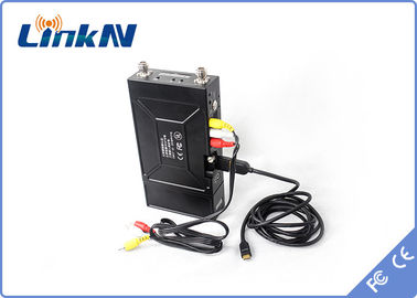 1U basse latence antennes visuelles montées sur véhicule tactiques du récepteur COFDM HDMI IDS CVBS de doubles