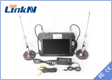 Émetteur visuel COFDM QPSK HDMI de police Corps-usée et bas chiffrage de retard AES256 de CVBS H.264