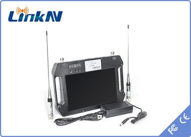 Récepteur visuel sans fil portatif FHD CVBS COFDM QPSK H.264 avec 10,1 » affichages et batteries