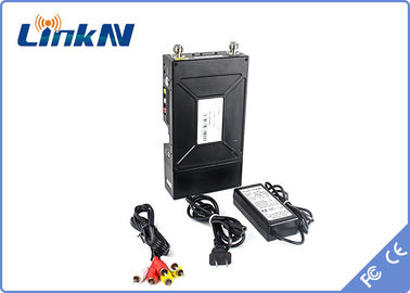 Émetteur visuel SANS VISIBILITÉ DIRECTE tactique militaire COFDM HDMI et interphone bi-directionnel de bas retard de chiffrage de CVBS AES256