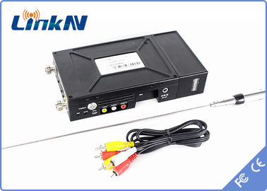 Émetteur visuel SANS VISIBILITÉ DIRECTE tactique militaire COFDM HDMI et interphone bi-directionnel de bas retard de chiffrage de CVBS AES256