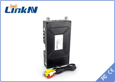 LKAV1506 Transmetteur vidéo de police porté sur le corps COFDM QPSK HDMI &amp; CVBS H.264 Low Delay AES256 chiffrement
