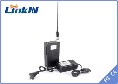 Mini Hidden Video Transmitter pour le bas chiffrage de la haute sécurité AES256 du retard H.264 de l'enquête policière COFDM