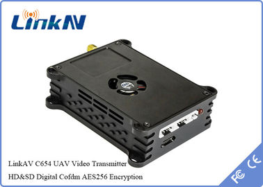 LKAV1614 Drone Data Link UAV HD/CVBS Vidéo émetteur AES256