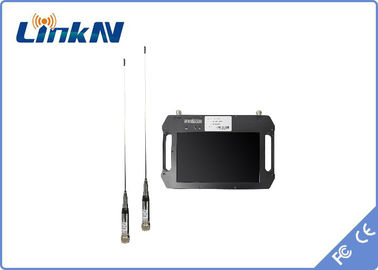 Récepteur vidéo COFDM alimenté par batterie HDMI CVBS avec réception de diversité d'affichage AES256 DC 12V