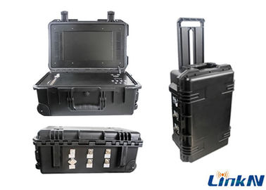 récepteur visuel tactique de 4-Channel IP65 COFDM avec le chiffrage de batterie et d'affichage AES256
