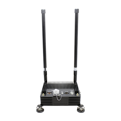 Connexion de données tactique à longue portée des drones FHSS MANET AES256