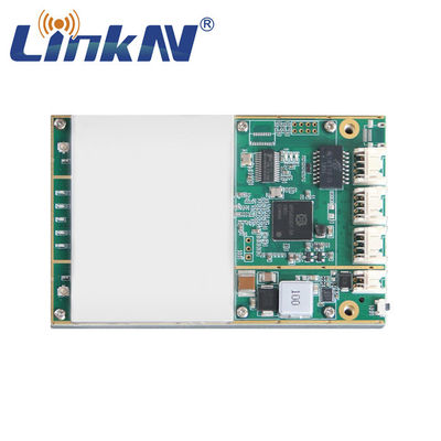 IP MESH Radio Module 4W MIMO AES256 350MHz-4GHz de police militaire personnalisable