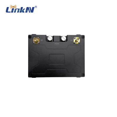 Largeur de bande élevée AES DC12V-24V d'UAV de police de la liaison de transmission de données 10km d'IP de connexions multiples entre deux noeuds par radio militaires de MAILLE