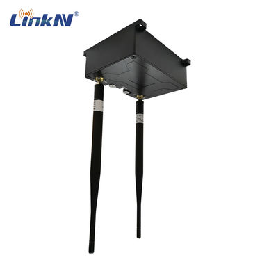 Largeur de bande élevée AES DC12V-24V d'UAV de police de la liaison de transmission de données 10km de connexions multiples entre deux noeuds militaires d'IP MESH Relay
