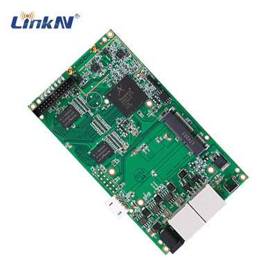 Poids léger tactique de C.C 7V-48V de chiffrage du module 5GHz 1W MIMO AES d'OEM d'IP MESH Radio d'économie